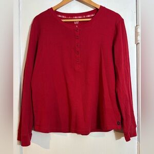 GAP Red long sleeve Top